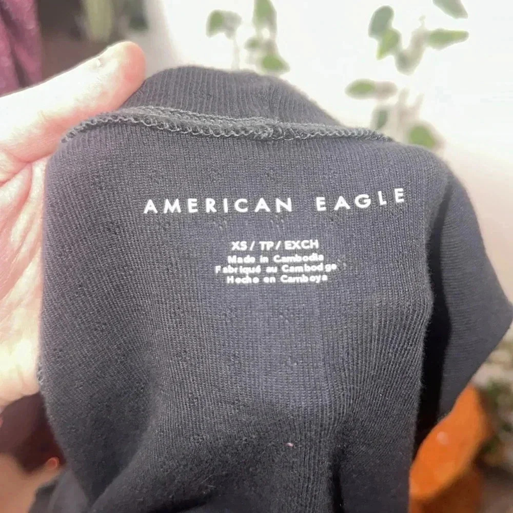American Eagle Mockneck Pointelle Longsleeve - Picture 5 of 5